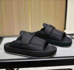 Prada Black Cloud Mule Slides - Image 2