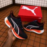 Puma ForeverRun Nitro 2 Black Orange Men's Running Shoes