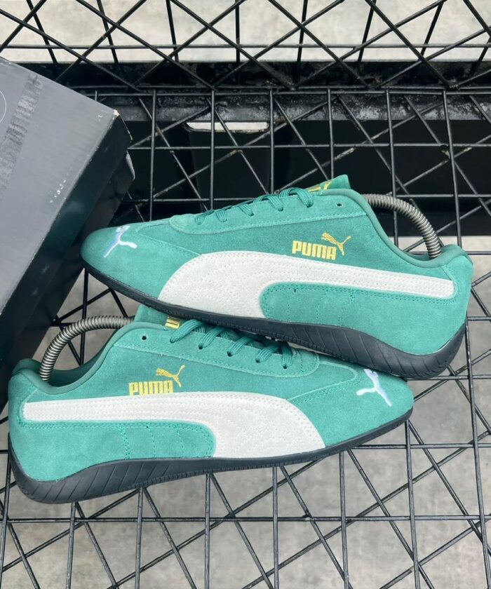 Puma Speedcat OG Dark Green Suede Men's Sneakers