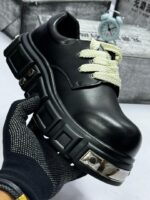 Punk-Style Thick Sole Derby Shoes