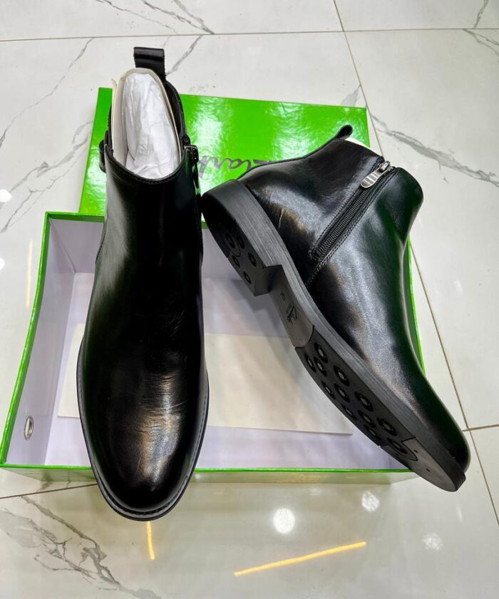 Side Buckle Zipper Luxury Ankle Boots
