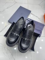 Silver Studded Fringe Luxury Statement Shoes