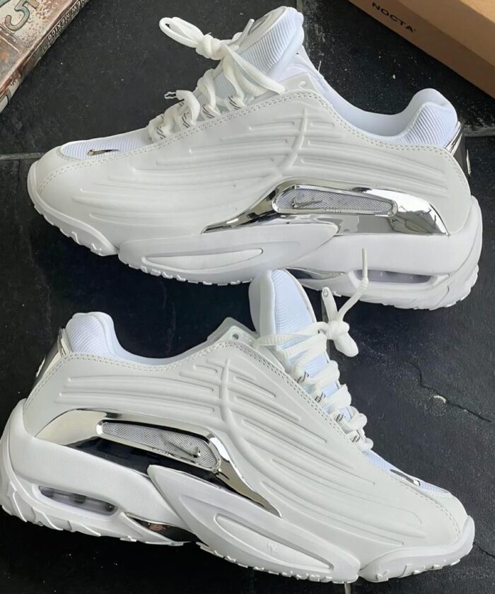 Streamlined Chrome Accent Luxury Sneakers