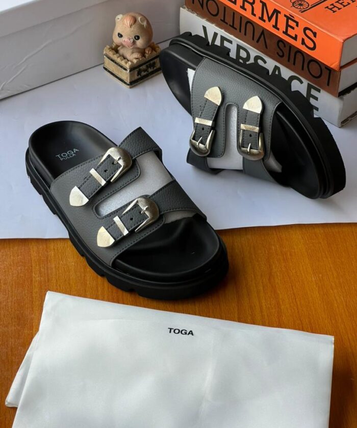 Toga Pulla Men’s Leather Slides