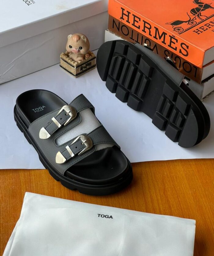 Toga Pulla Men’s Leather Slides