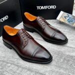 Tom Ford Brown Leather Dress Shoes - Image 3