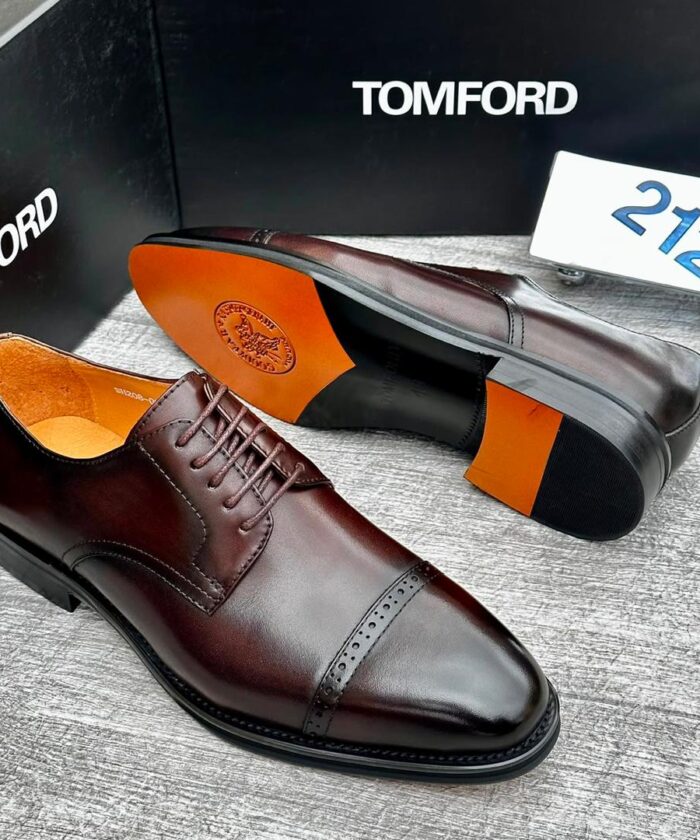 Tom Ford Brown Leather Dress Shoes