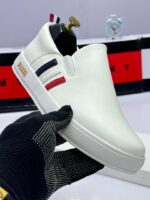 Tommy Hilfiger White Slip-On Shoes