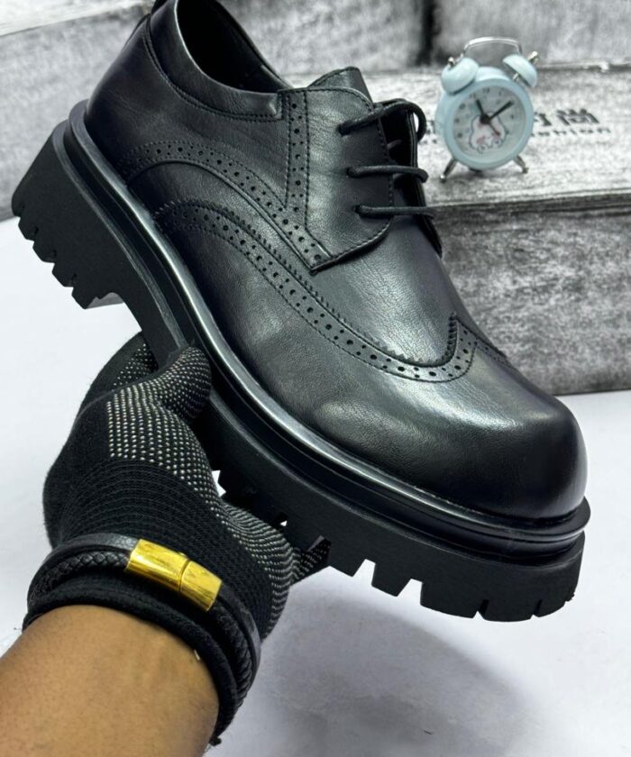 Urban Black Men’s Platform Shoes