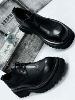 Urban Black Men’s Platform Shoes