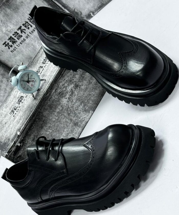 Urban Black Men’s Platform Shoes