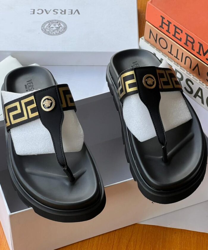 Versace Leather Sandals