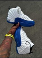Nike Air Jordan 12 Retro “Blueberry” White and Game Royal Sneakers