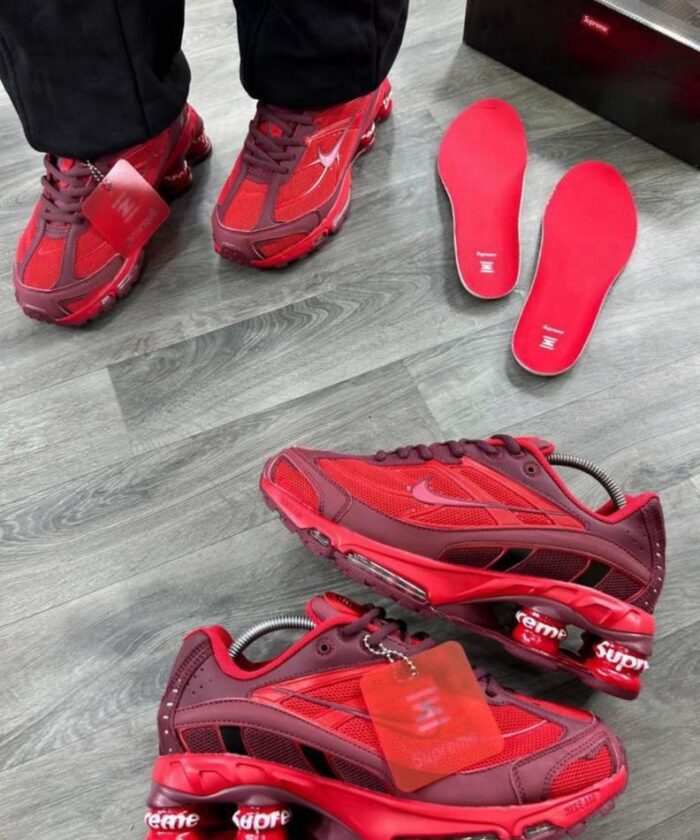 Nike Shox Ride 2 SP Supreme Speed Red Sneakers