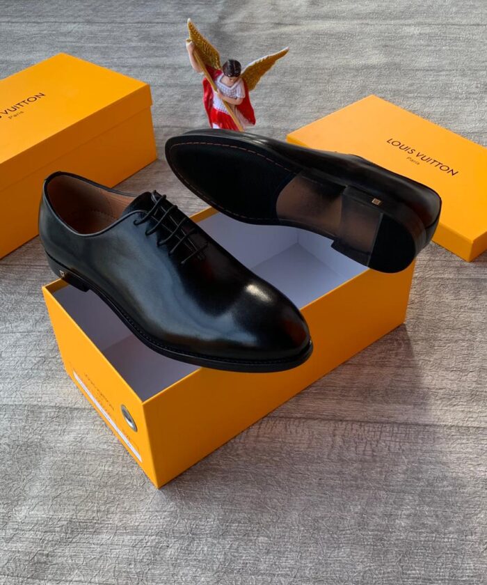 Men’s Black Leather Oxford Shoes – Premium Luxury Designer Dress Shoes