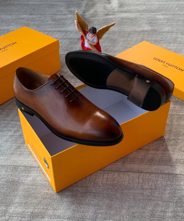Men’s Brown Leather Oxford Shoes – Premium Luxury Designer Dress Shoes