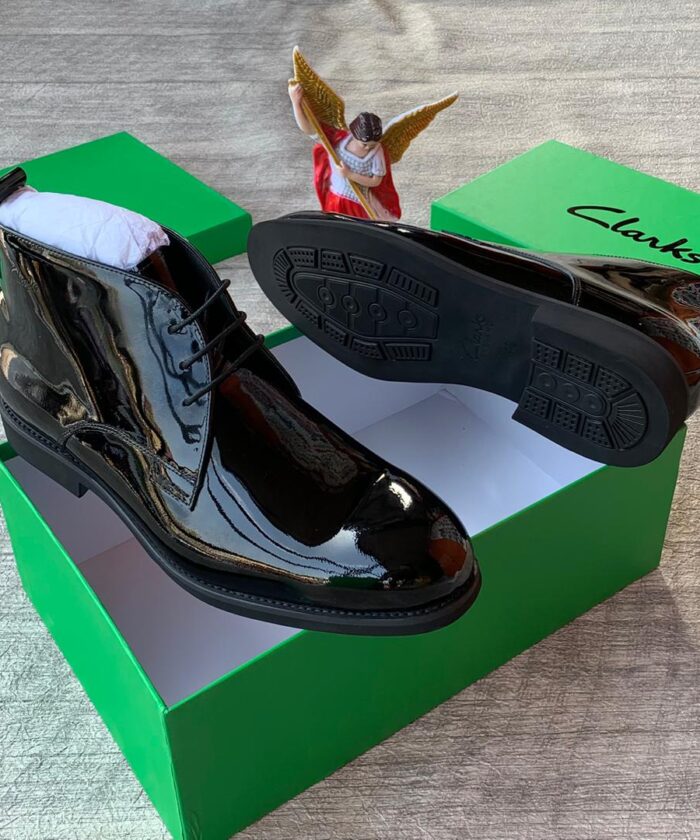 Clarks Men’s Black Patent Leather Formal Shoes