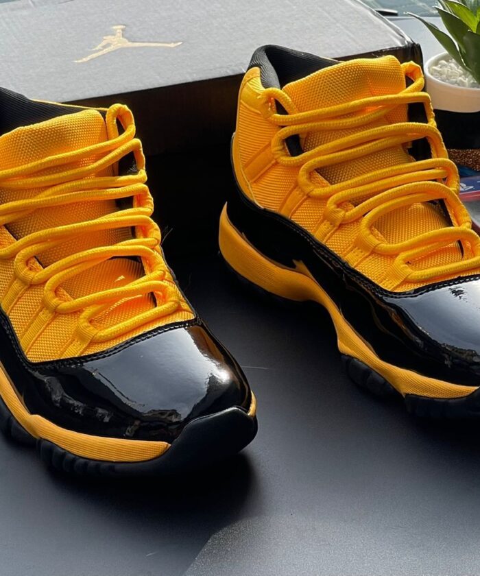 Yellow & Black High-Contrast Sneakers