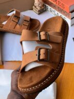 Zara Brown Suede Sandals