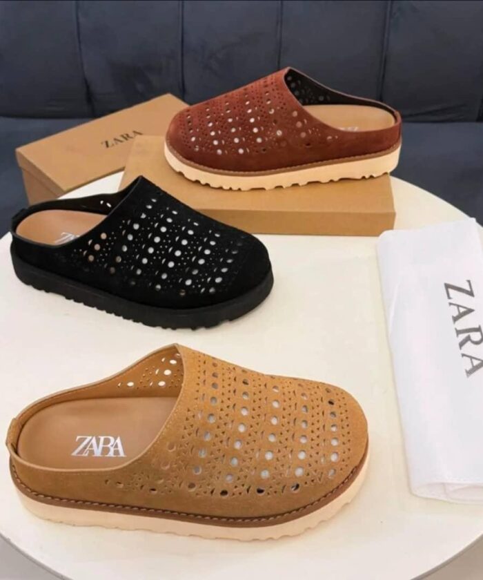Zara Perforated Mules