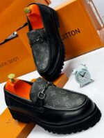 Black Monogram Loafers
