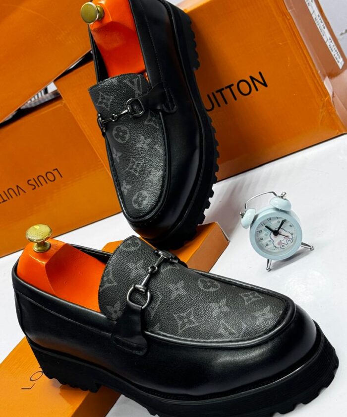 Black Monogram Loafers