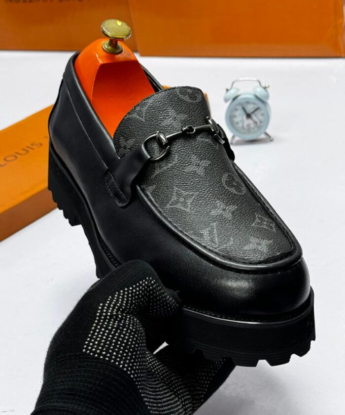 Black Monogram Loafers