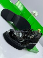 Bottega Veneta Black Crocodile-Embossed Shoes - Image 2