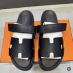 Luxury Designer Slides with Adjustable Velcro Strap