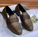 Moreschi Black Textured Leather Loafers