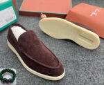 Summer Walk Blue Suede Loafers