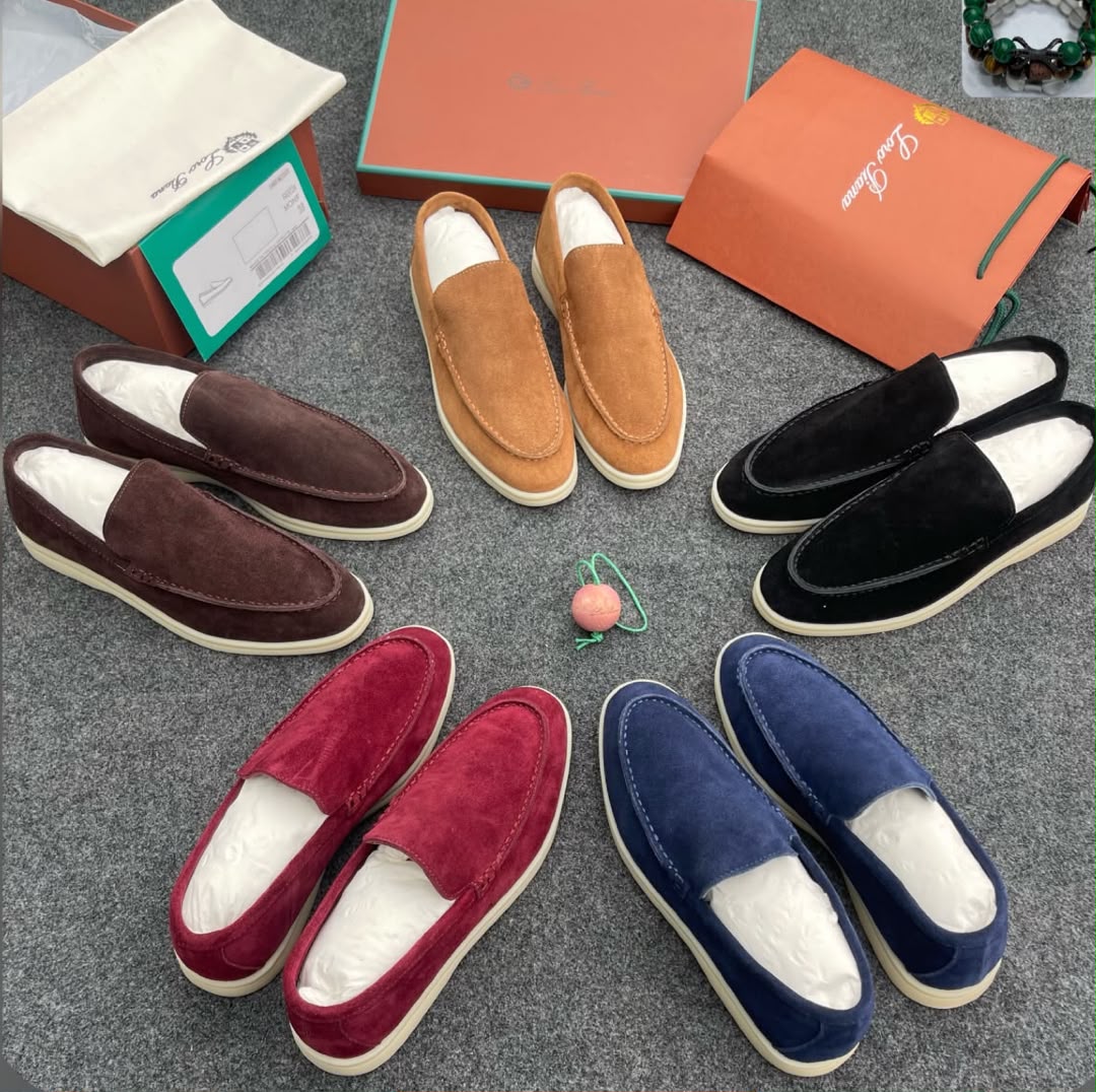 Summer Walk Blue Suede Loafers 2 Summer Walk Blue Suede Loafers