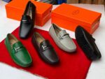 Tod’s Gommino Textured Leather Driving Loafers 1