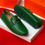 Tod’s Gommino Textured Leather Driving Loafers 1
