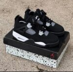 Air Jordan 4 Retro Tiffany Blue Thunder Black Suede Turquoise Sneakers - Image 2