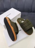 Article Padded Olive Green Slide Sandals