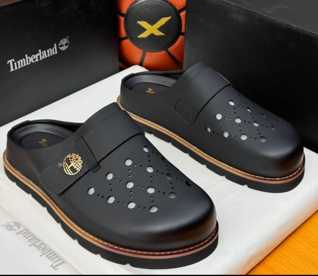 Black Leather Mule Half Shoe Black Leather Mule Half Shoe