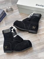 Black8mob FVVO Yellow Cowhide Ski Boots