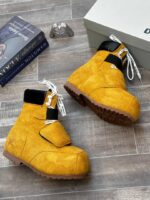 Black8mob FVVO Yellow Cowhide Ski Boots