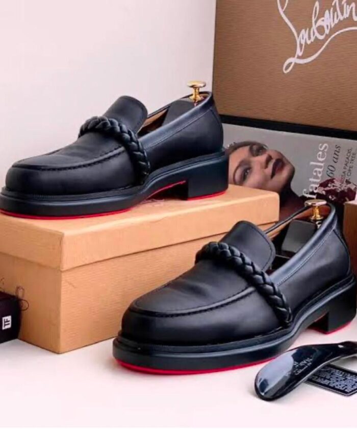 Christian Louboutin Urbino Moc Braid Loafers