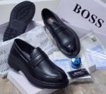 BOSS Brown Leather Penny Loafers - Image 2