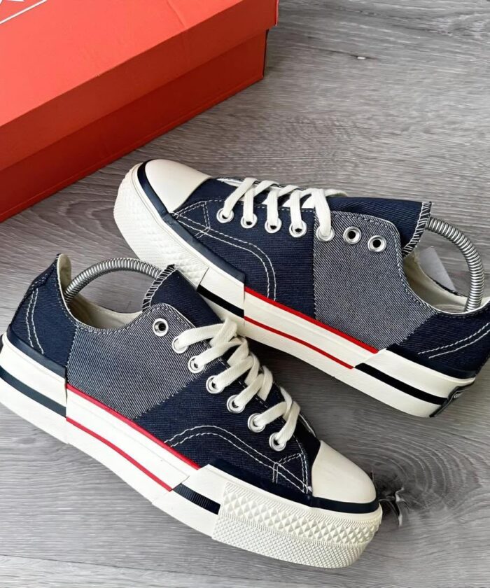 Chuck 70 Blue Denim Patchwork Low Top Sneakers