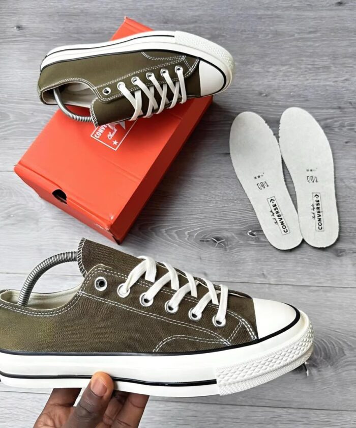 Converse Chuck 70 Blue Denim Patchwork Low Top Sneakers