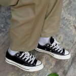 Converse Chuck 70 Blue Denim Patchwork Low Top Sneakers