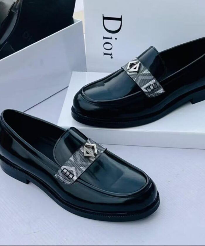 Mens Black Patent Leather Loafers