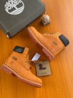 Wheat 6 Inch Premium Waterproof Diamond Plate Boots - Image 2
