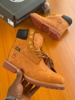 Wheat 6 Inch Premium Waterproof Diamond Plate Boots