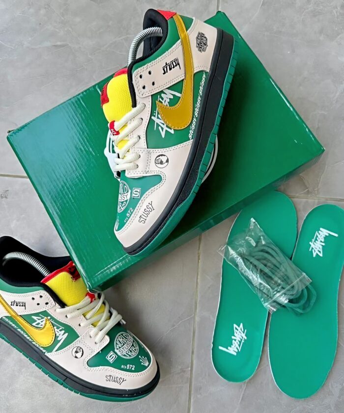 Andrew Chiou Nike SB Dunk Low Stussy Speedway Custom Sneakers