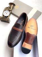 Black Dino Verratti Leather Loafers