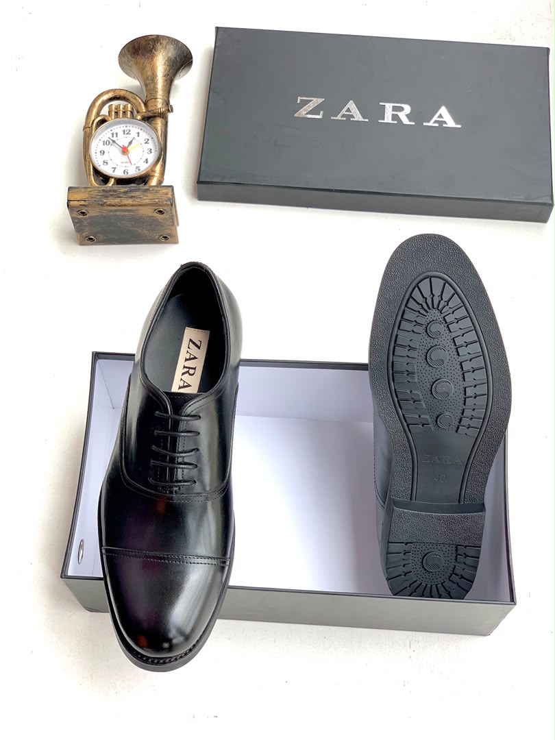 Black Zara Formal Lace Up Shoes Black Zara Formal Lace Up Shoes